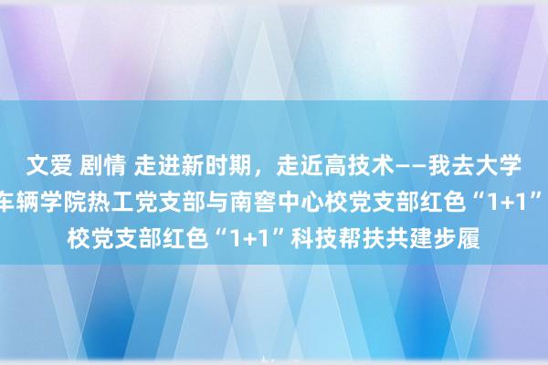 文爱 剧情 走进新时期，走近高技术——我去大学过六一 ——机械与车辆学院热工党支部与南窖中心校党支部红色“1+1”科技帮扶共建步履