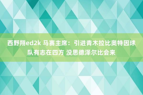 西野翔ed2k 马赛主席：引进青木拉比奥特因球队有志在四方 没思德泽尔比会来